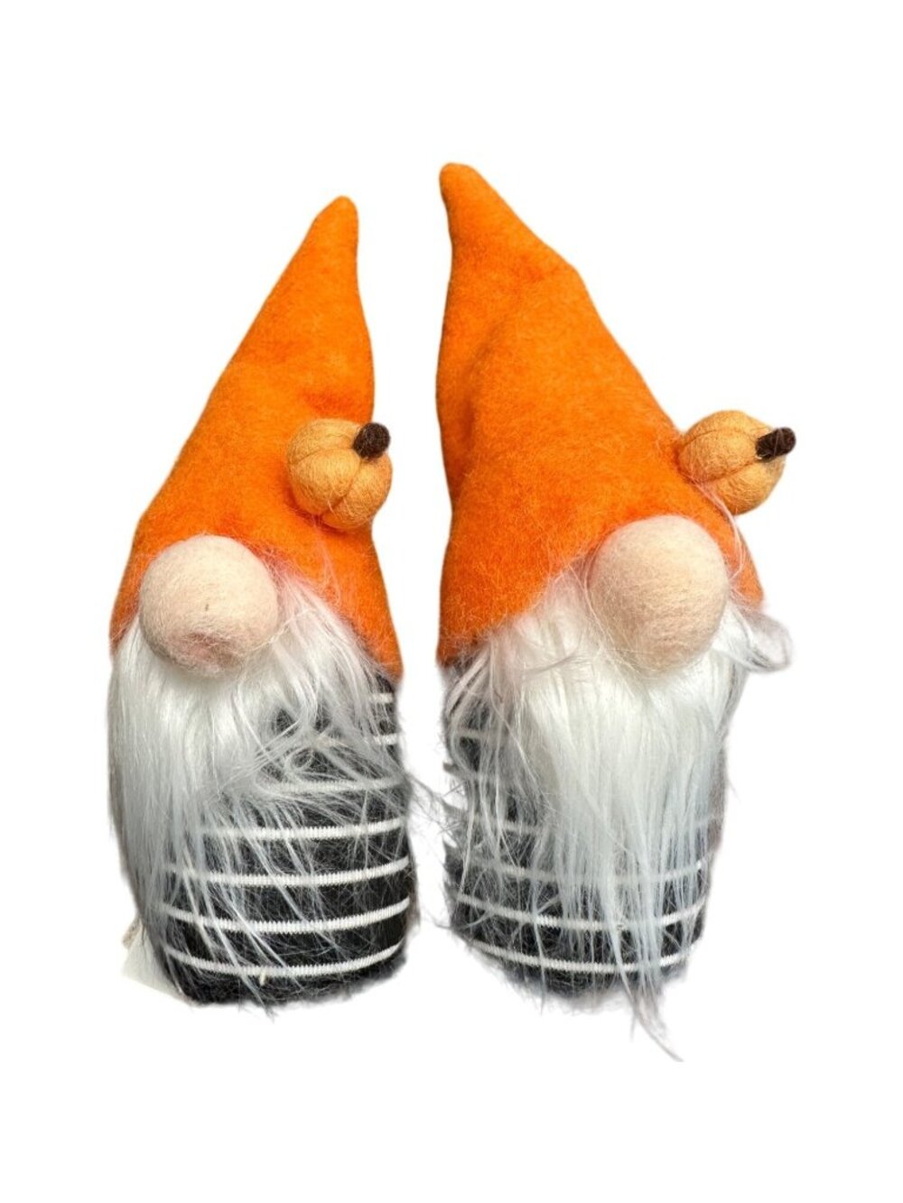 Delton Gnome Pumpkin Orange Hat NWT Fall Halloween Decoration Felt Lightweight